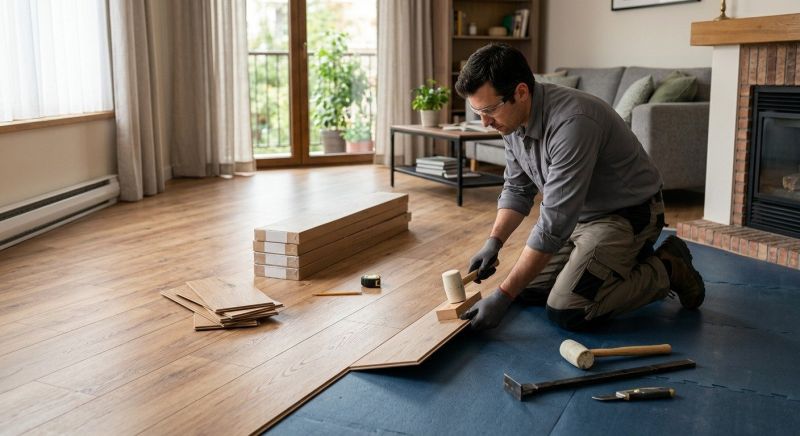 Plank Laminate Installation in Manassas, VA