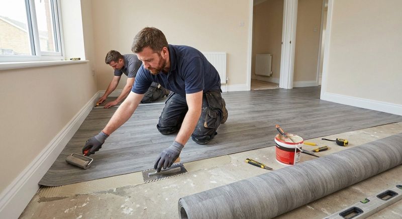 Sheet Flooring Installation in Columbus, OH