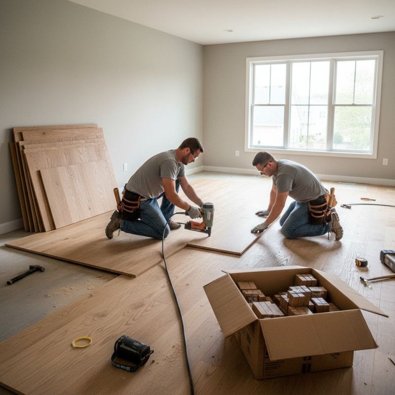 Local Engineered Floor Installation pros at work